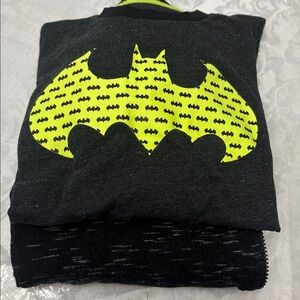 HOODIE with Free DC Black and Neon Green Batman Logo Shirt